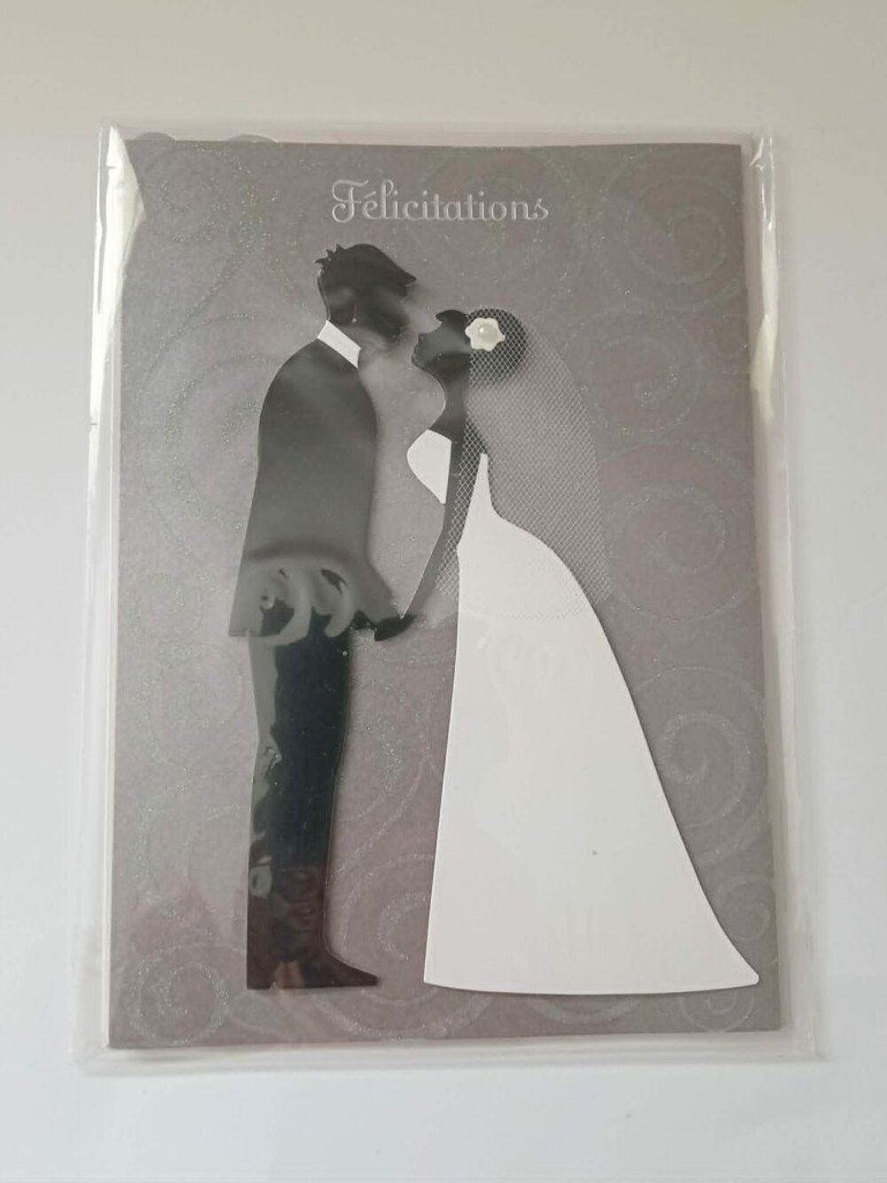 French Wedding Congratulations Greeting Card – New in Sleeve